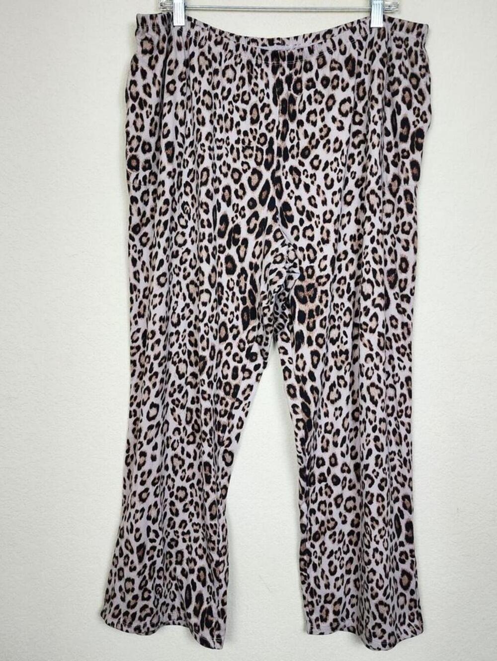 Leopard Cheetah Print Pajama Pants